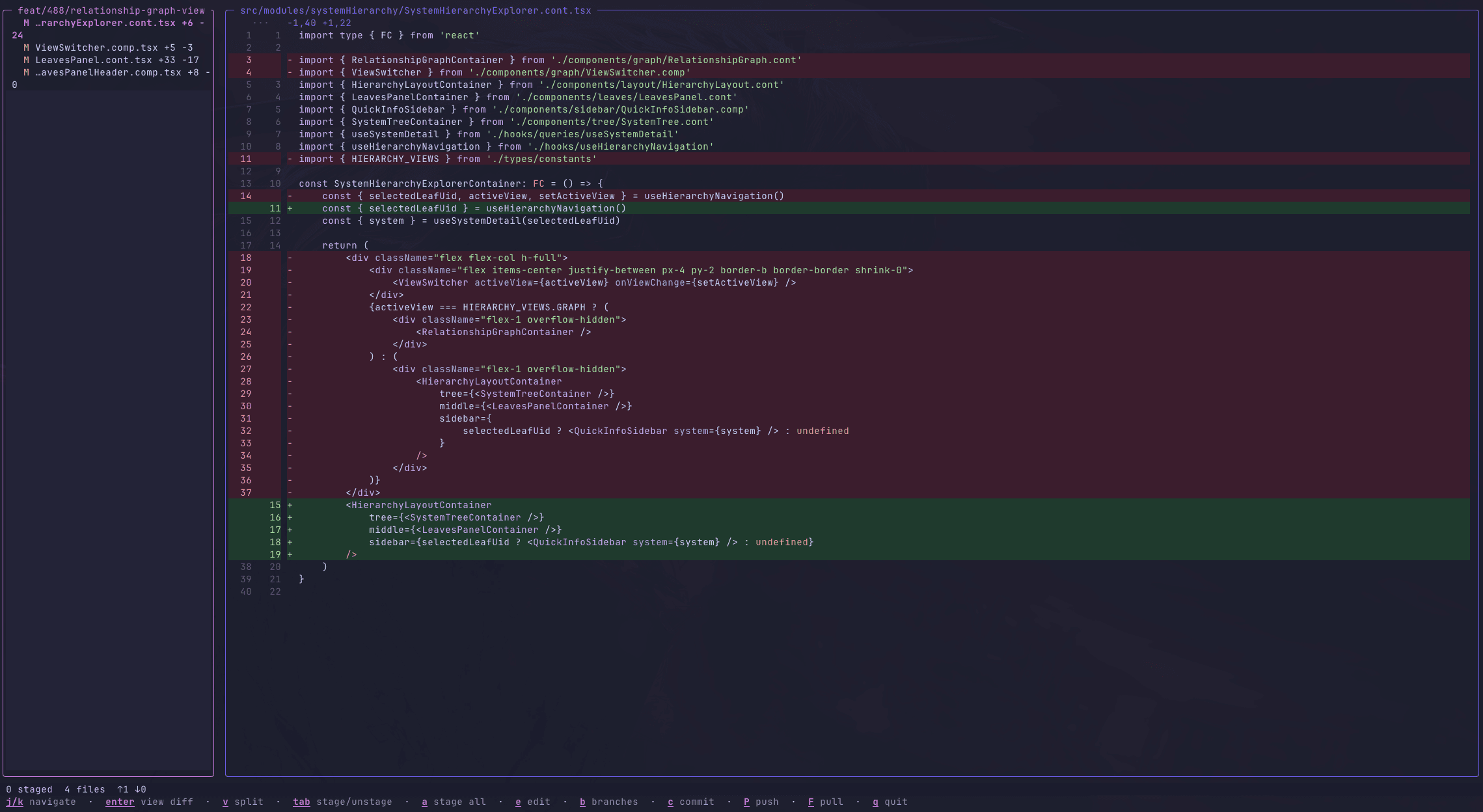 differ terminal diff viewer screenshot