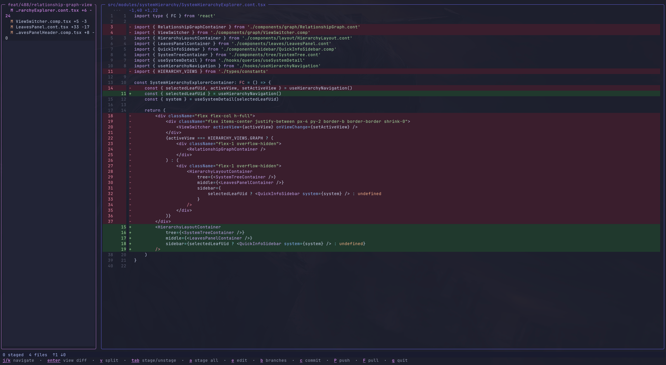 differ terminal diff viewer screenshot